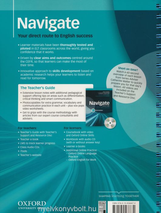 Navigate Intermediate B1+ Teacher’s Book