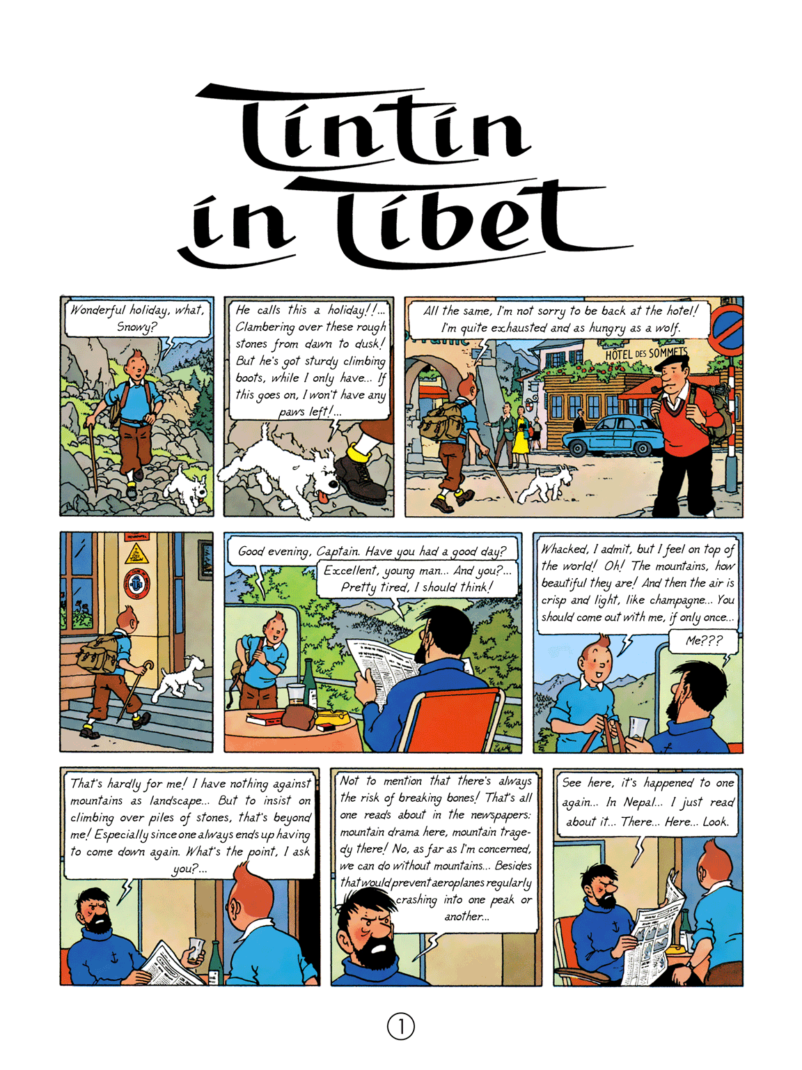  کتاب Tintin in Tibet by Hergé