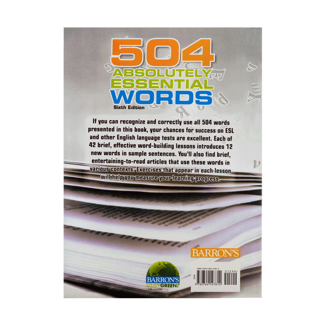 504 Absolutely Essential Words 6th