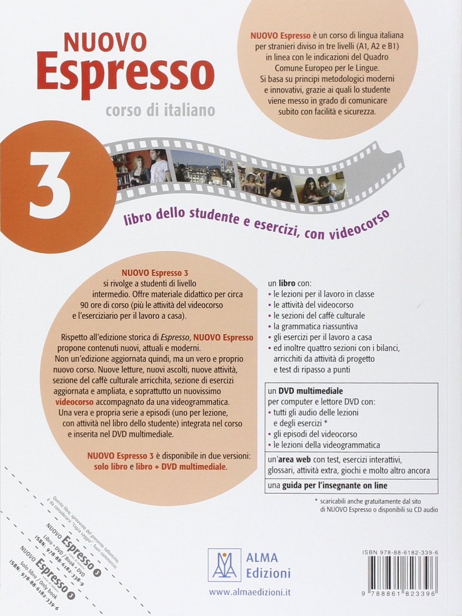 Nuovo Espresso 3 (Italian Edition): Libro Studente B1+DVD