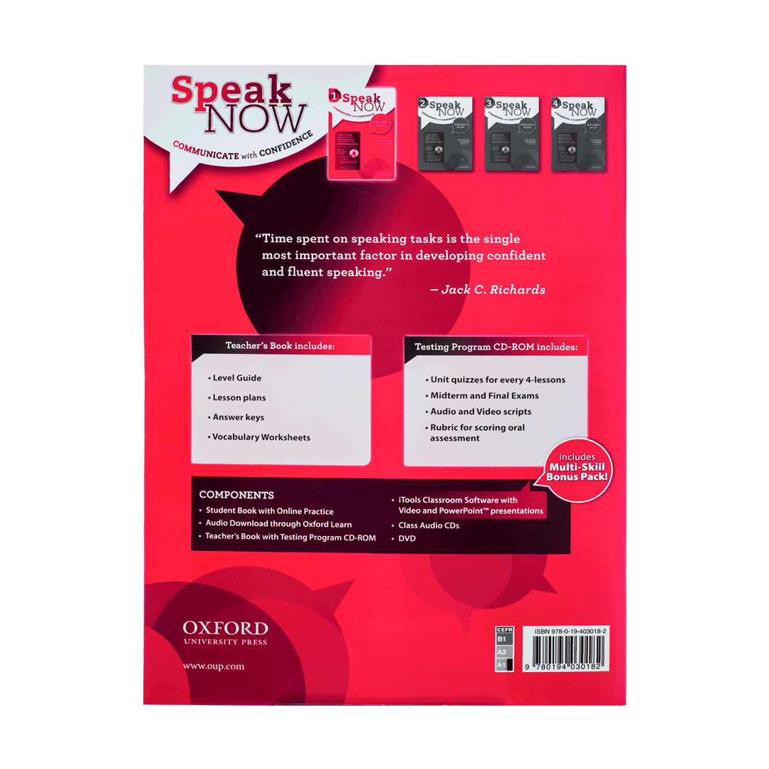 Speak Now 1 (Teacher's book)