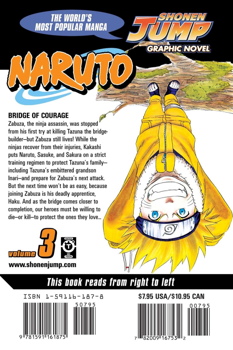 Naruto Vol. 3 by Masashi Kishimoto 