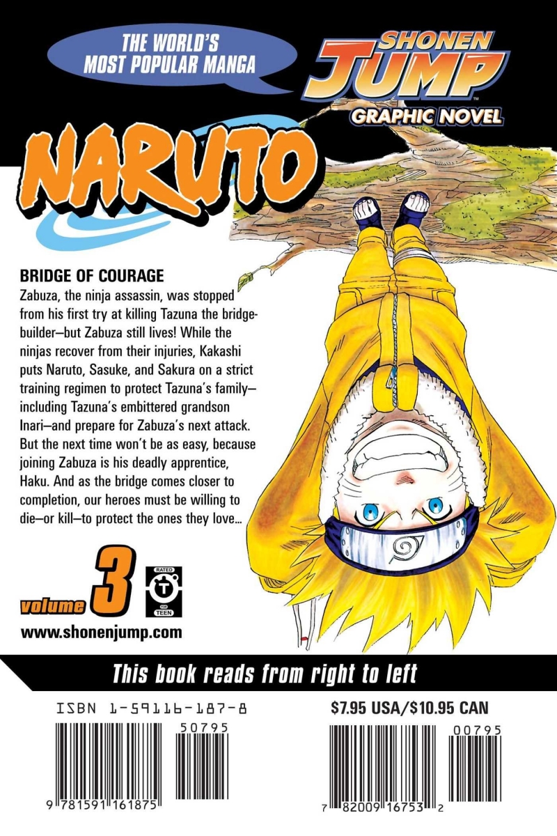 Naruto Vol. 3 by Masashi Kishimoto 