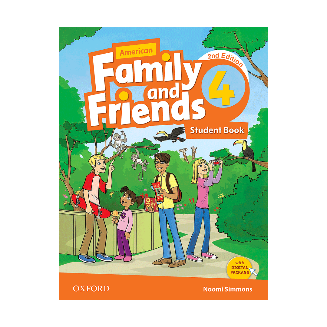 American Family and Friends 4 (2nd) SB+WB+DVD  تحریر
