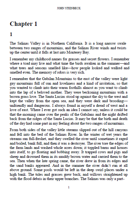 کتاب East of Eden by John Steinbeck