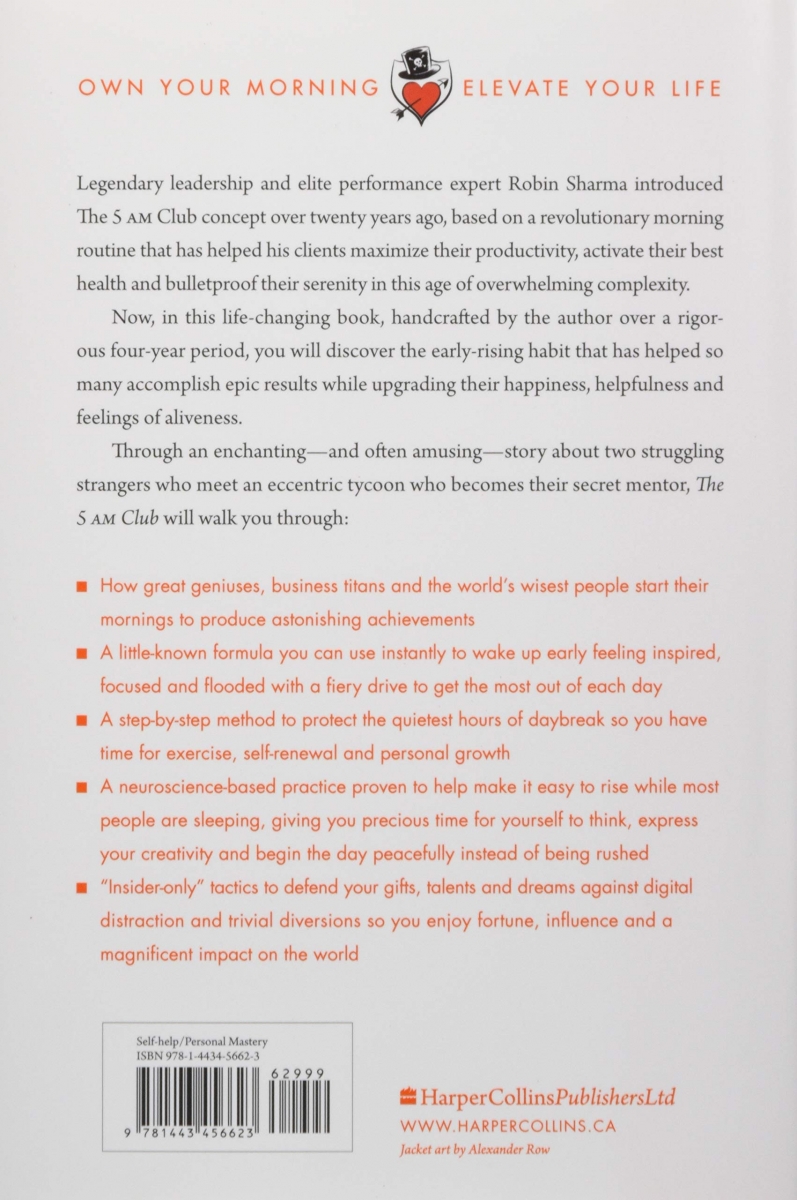کتاب 5 AM Club by Robin sharma