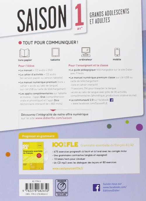 Saison 1 + Cahier  