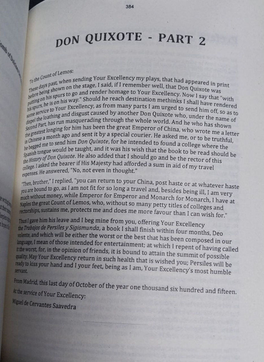 کتاب Don Quixote By Cervantes