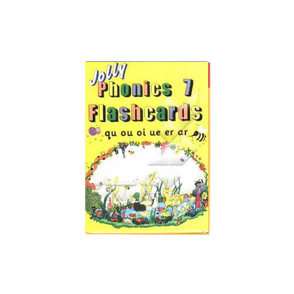 Jolly Phonics 7 FlashCards فلش کارت جولی 