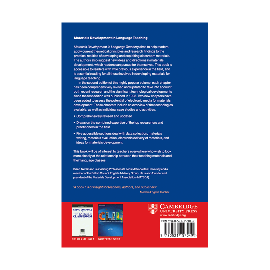 Materials Development in Language Teaching Second Edition