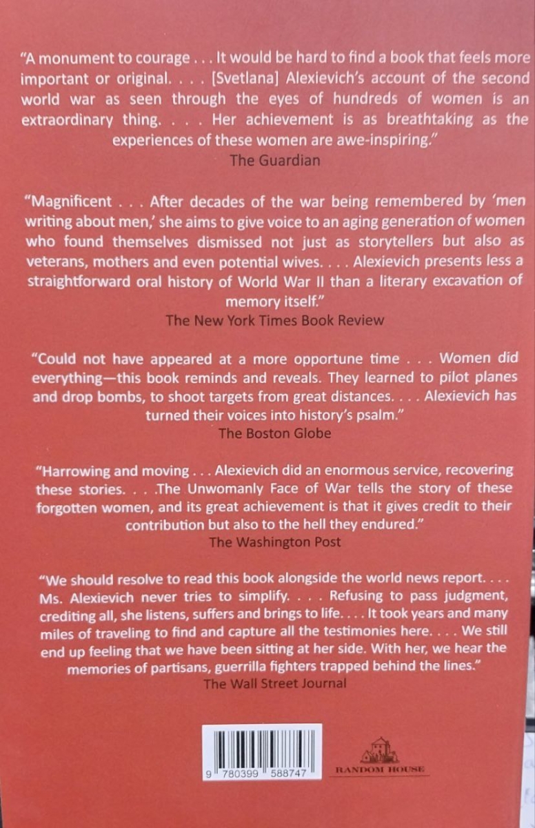 کتاب the unwomanly face of war penguin classics
