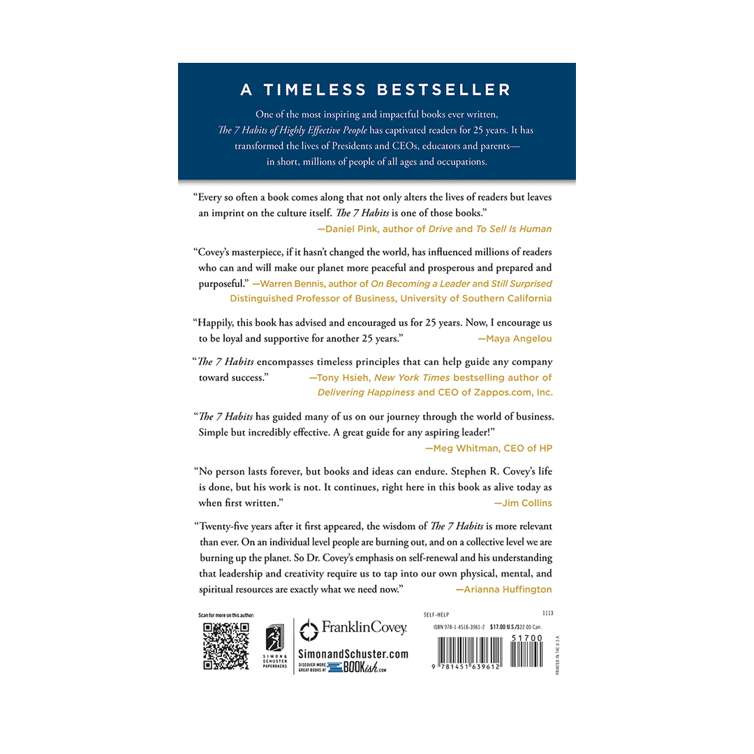 کتاب The 7 Habits of Highly Effective People 