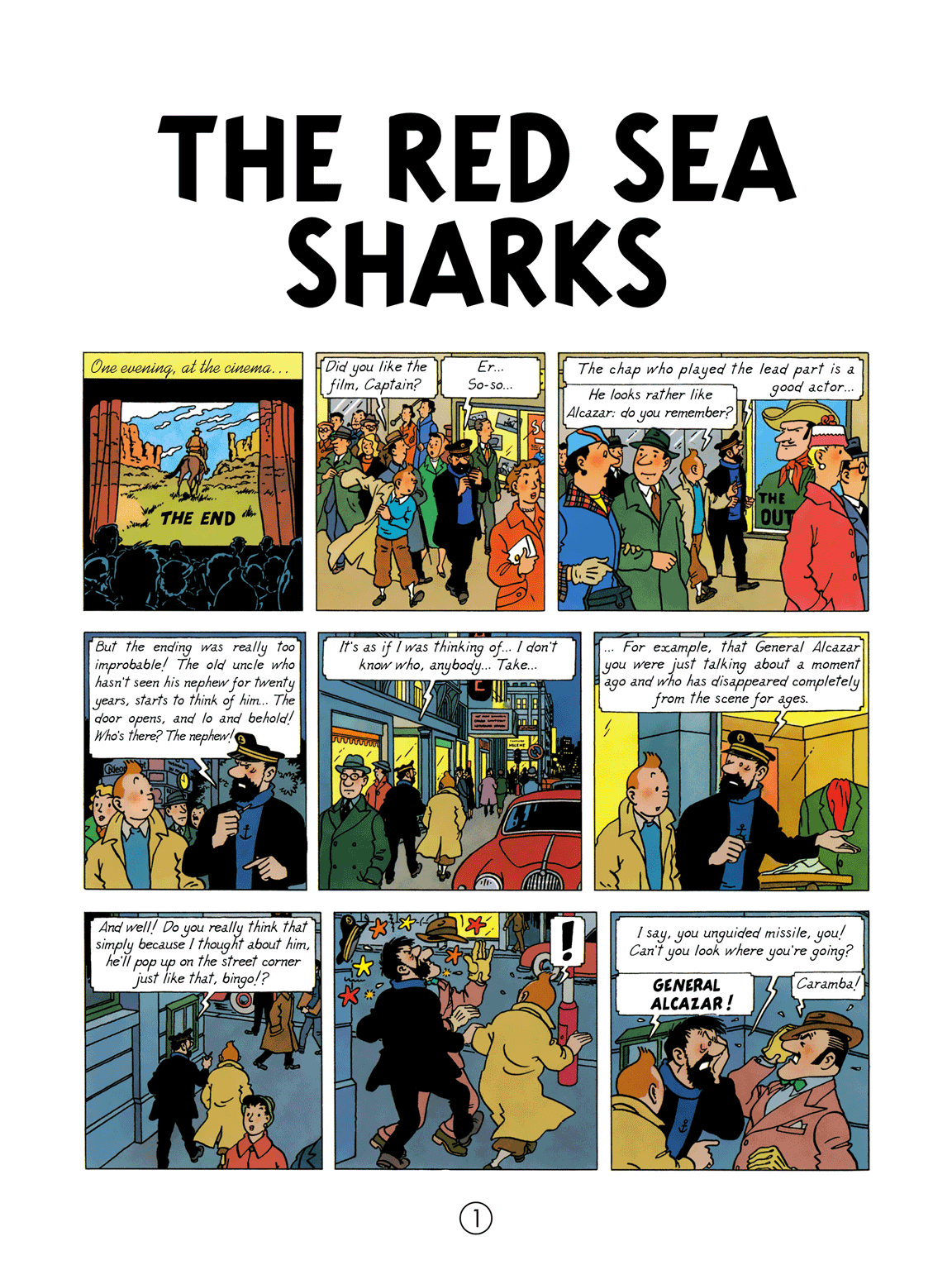 The Red Sea Sharks (The Adventures of Tintin) by Hergé