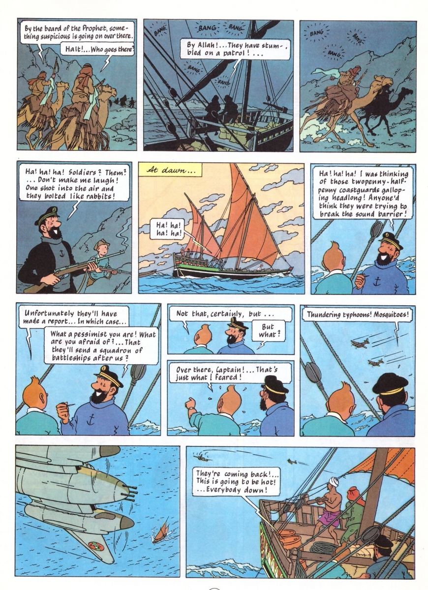 The Red Sea Sharks (The Adventures of Tintin) by Hergé