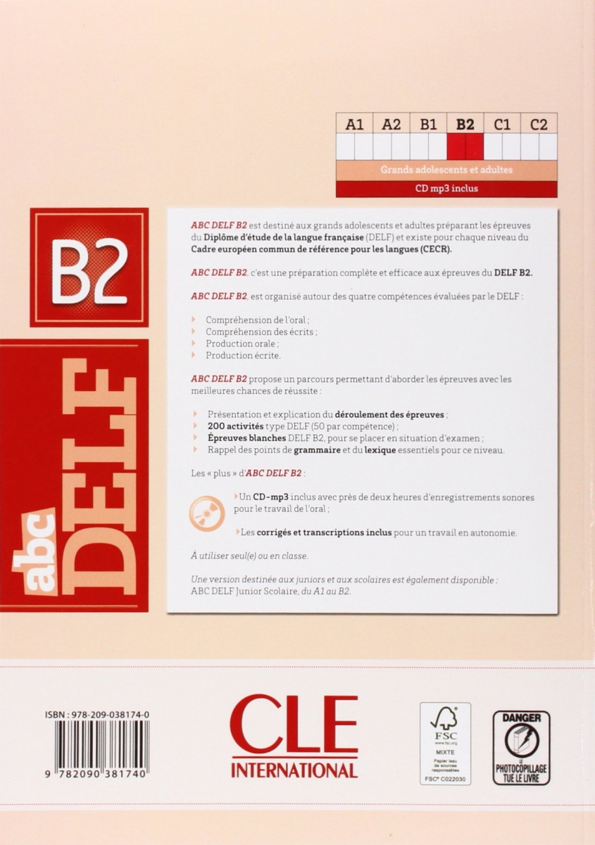  ABC DELF - Niveau B2 + CD