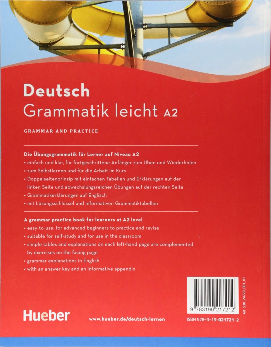 DEUTSCH GRAMMATIK LEICHT A2 - Hueber