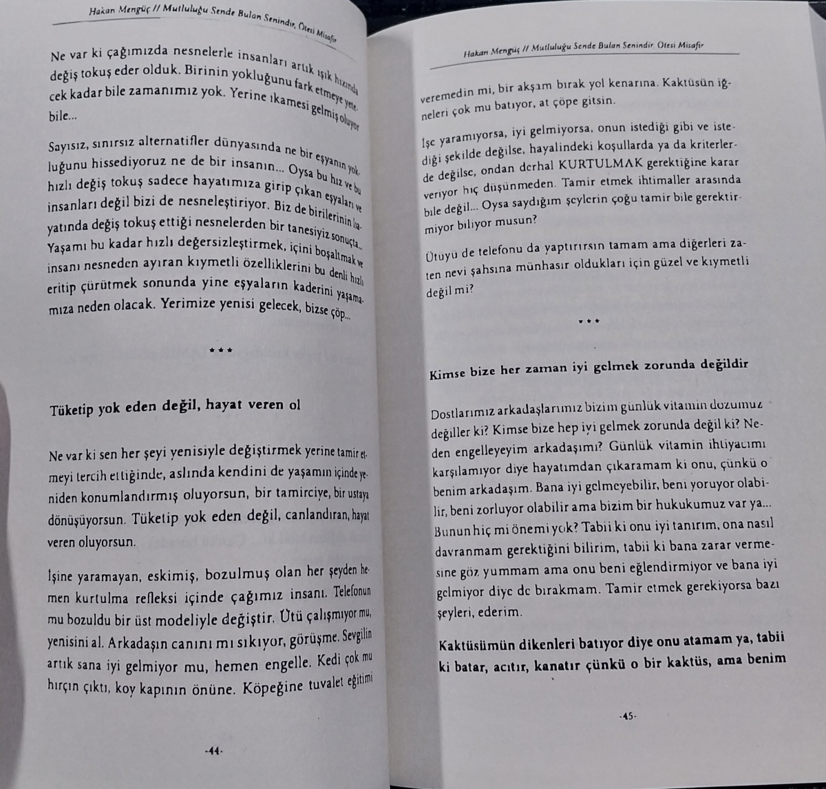 کتاب Mutlulugu Sende Bulan Senidir Otesi Misafir by Hakan Menguc 