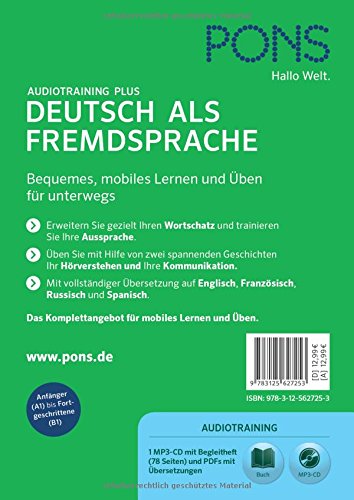 PONS Audiotraining Plus Deutsch als Fremdsprache