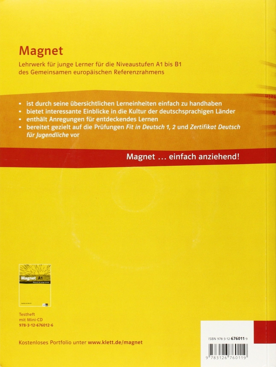 Magnet: Kursbuch + Arbeitsbuch A1 MIT Audio-CD
