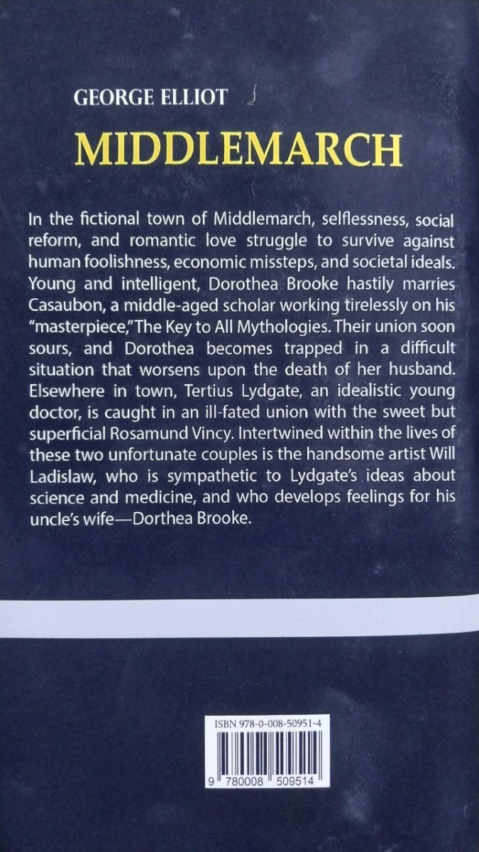 کتاب middlemarch by george elliot penguin classics