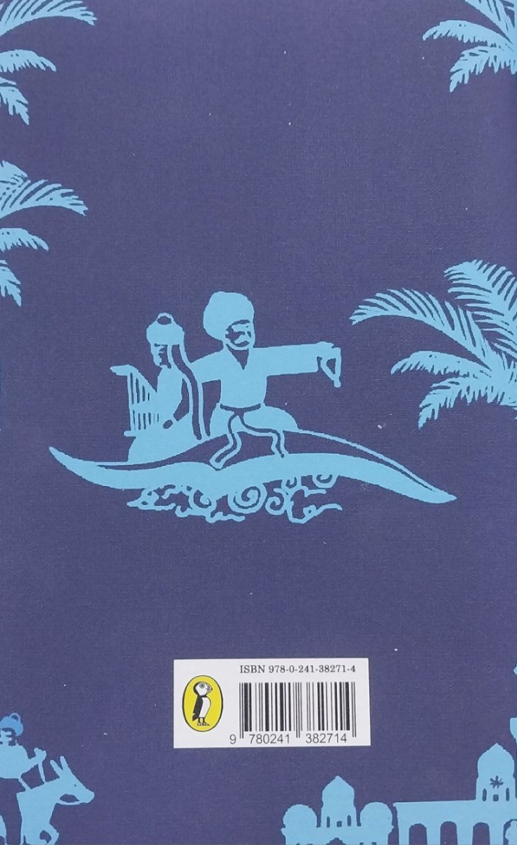 کتاب  tales from 1001 nights translated  by Malcom Lyons Ursula Lynos جلد پارچه ای