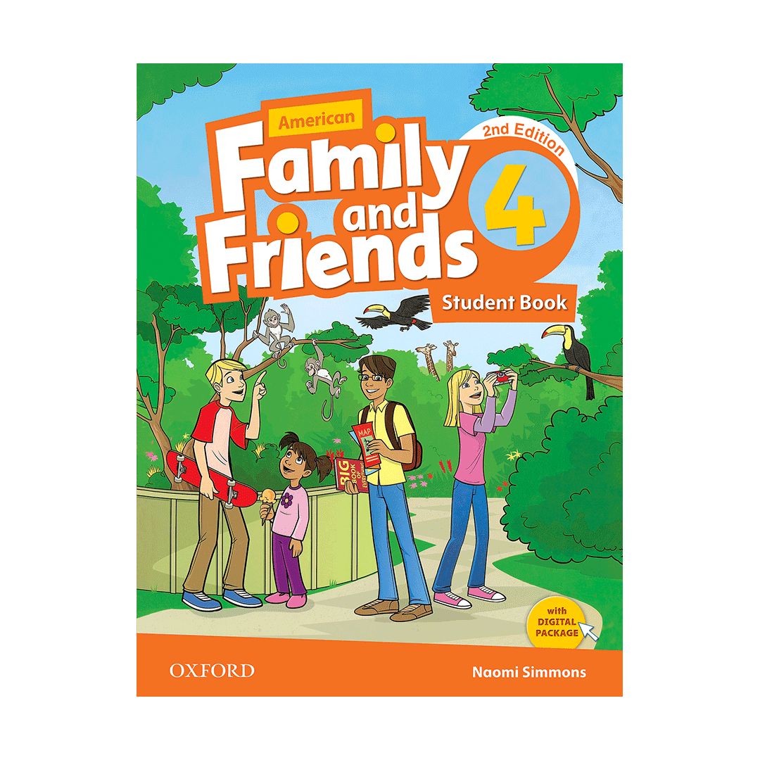 American Family and Friends 4 (2nd) SB+WB  وزیری