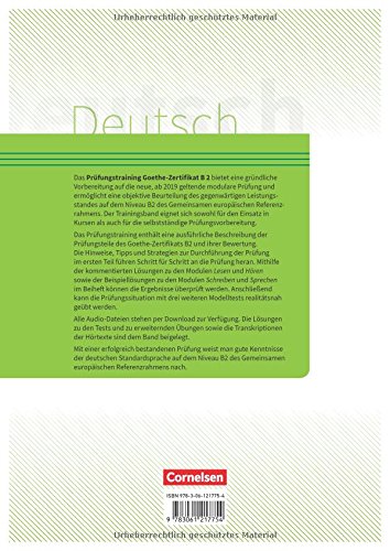 Prufungstraining DaF: Goethe-Zertifikat B2 2019 