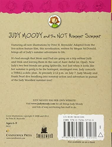 کتاب Judy Moody and the NOT Bummer Summer 10 by Megan McDonald 