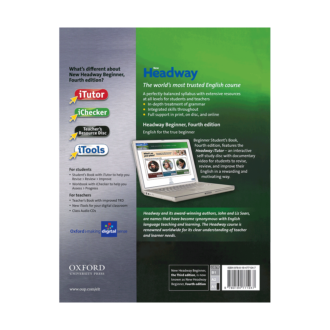 New Headway 4th Beginner Student Book 