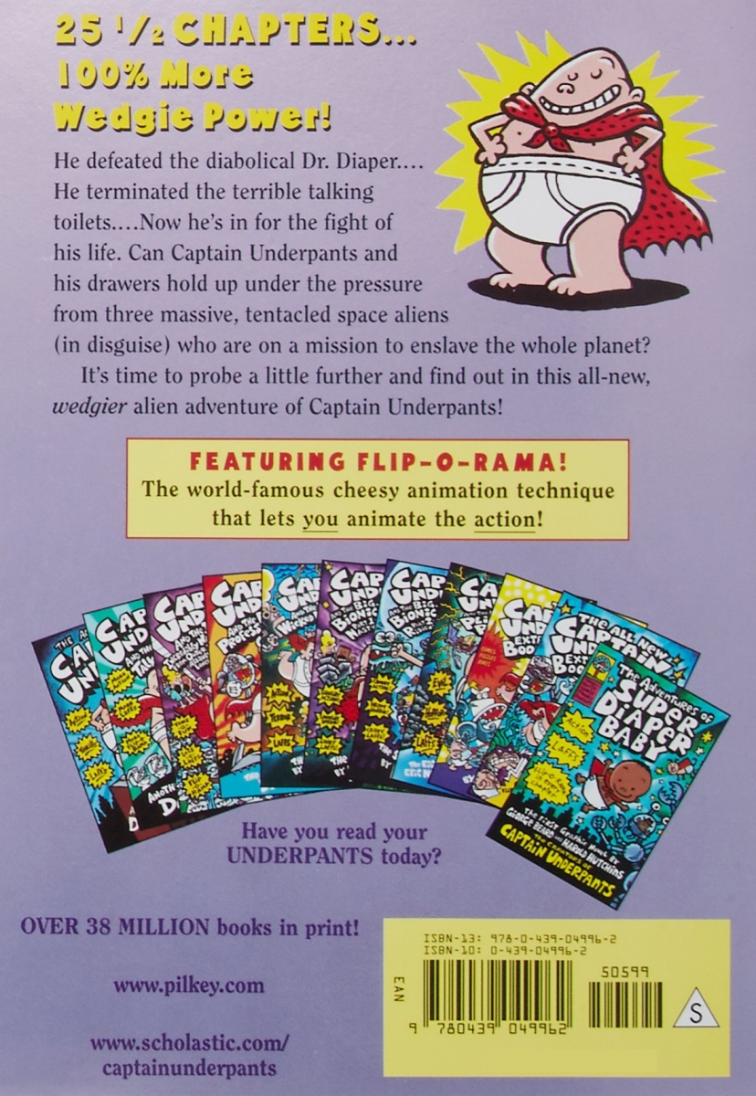  Captain Underpants and the Invasion of the Incredibly Naughty Cafeteria Ladies from Outer Space and the Subsequent Assault of the Equally Evil Lunchroom Zombie Nerds (Captain Underpants 3)