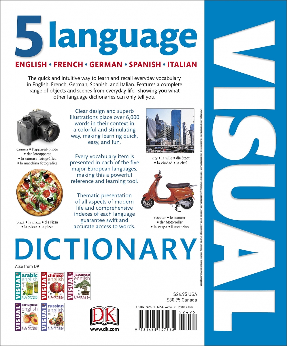 5 Language Visual Dictionary