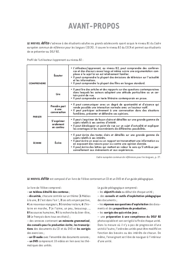 Edito niv.b2 - Guide pédagogique کتاب معلم