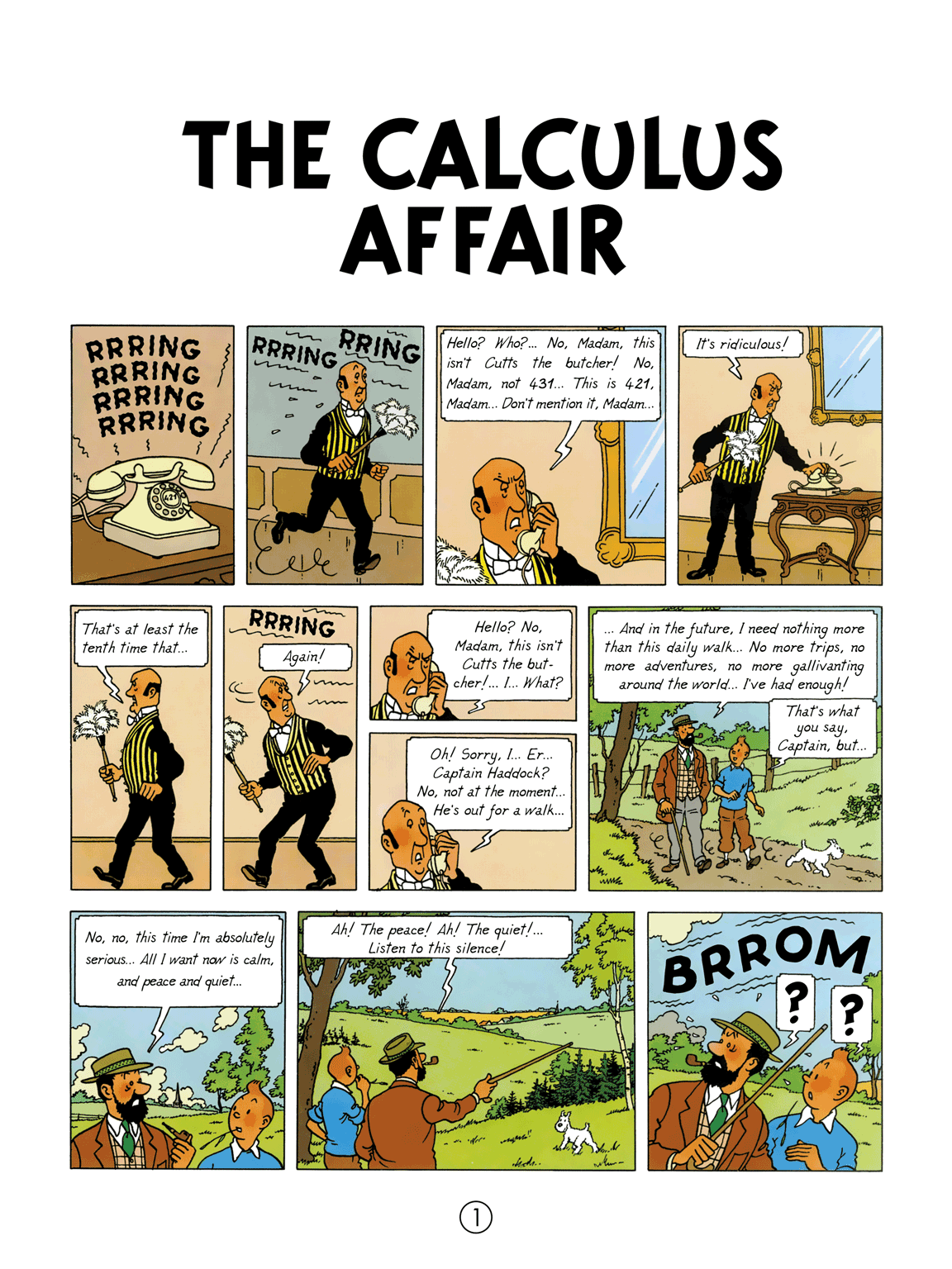  کتاب Tintin the Calculus Affair by Hergé