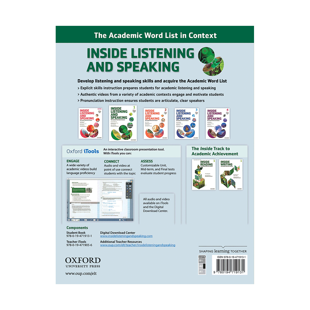 Inside Listening And Speaking 1+CD 