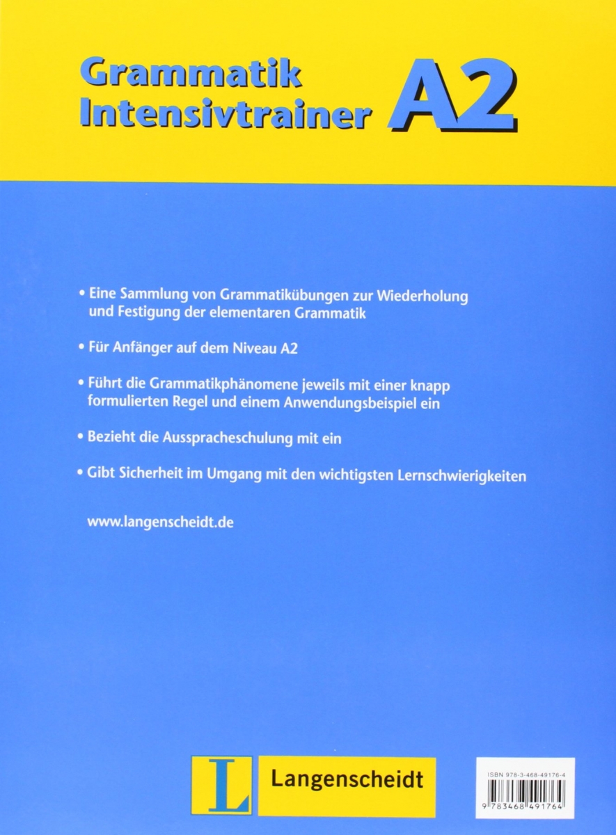 Grammatik Intensivtrainer A2