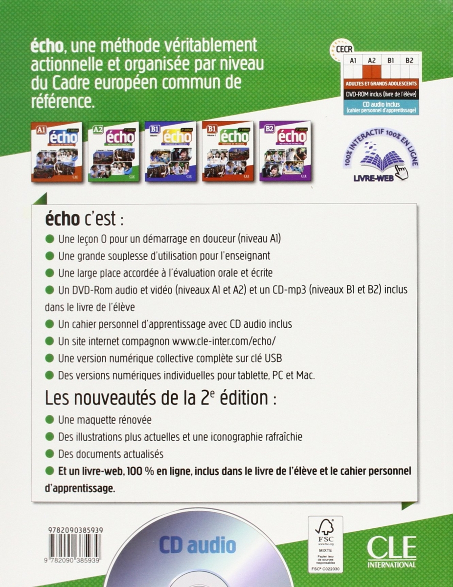 Echo A2 + cahier + CD