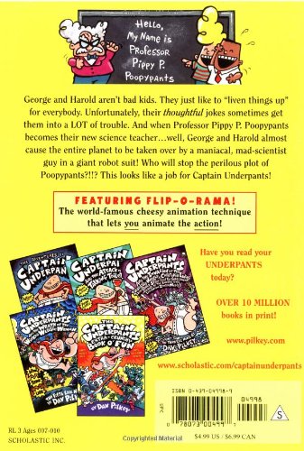  Captain Underpants and the Perilous Plot of Professor Poopypants (Captain Underpants 4)