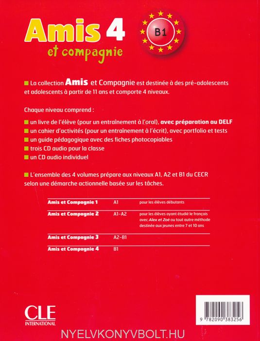Amis et compagnie - Niveau 4 + Cahier +CD