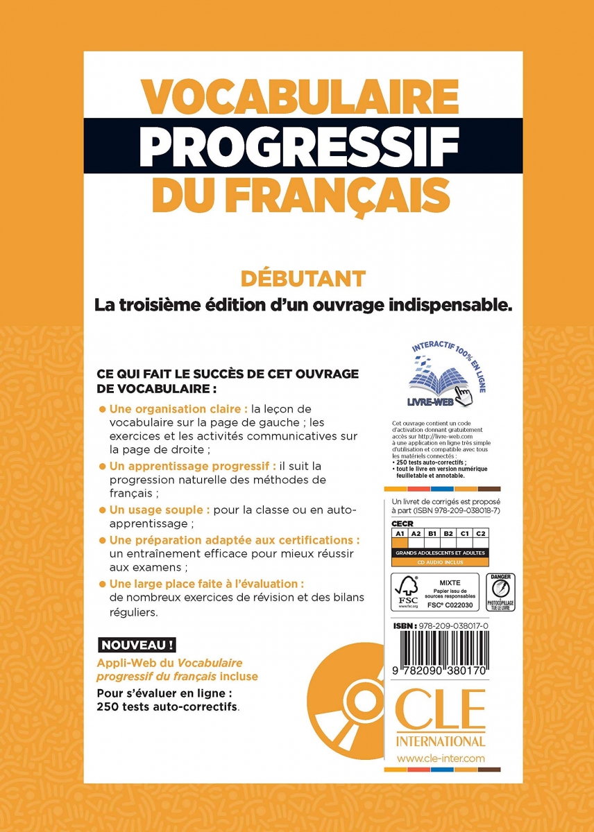 Vocabulaire progressif du francais Debutant