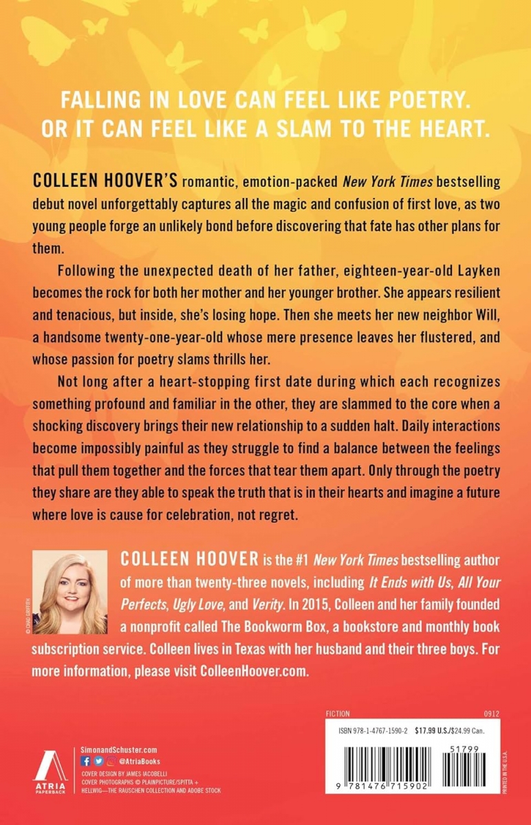 کتاب Slammed by Colleen Hoover