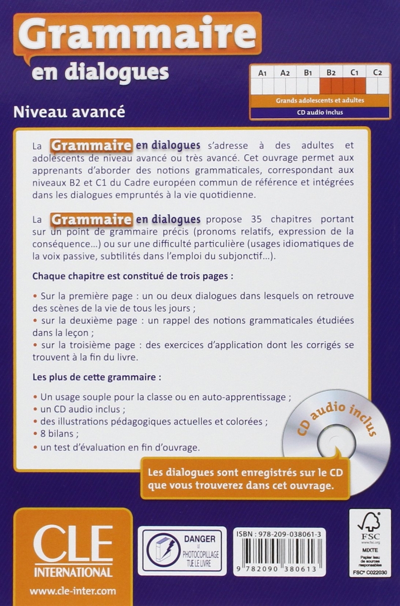 Grammaire en dialogues  avance   