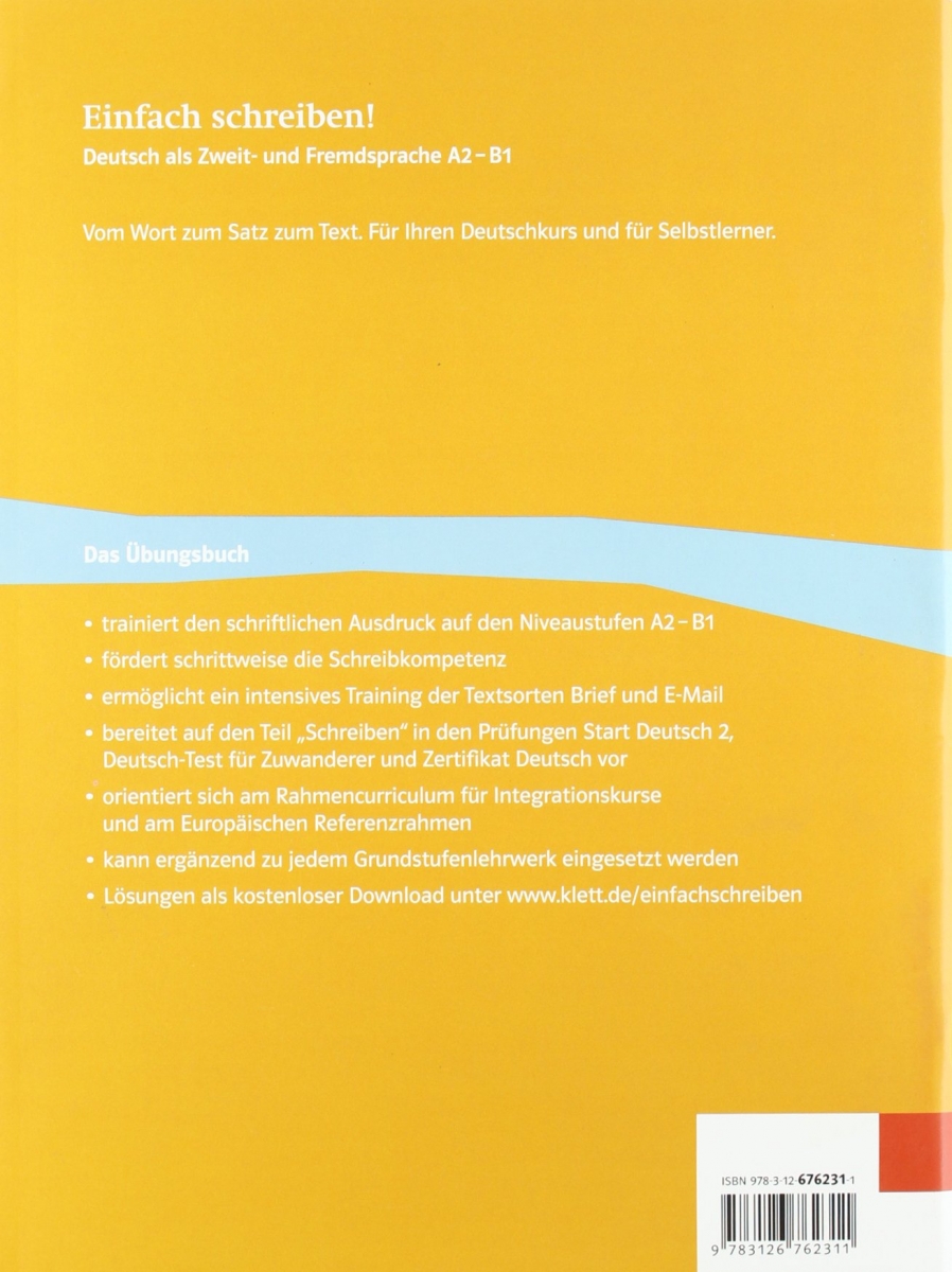  Einfach schreiben! : Deutsch als Zweit-unt Fremdsprache A2-B1