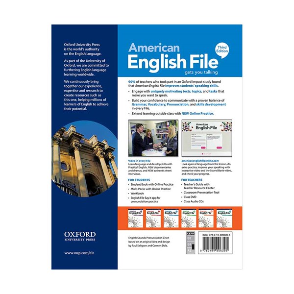 American English File 2 3rd  SB+WB+DVD امریکن فایل وزیری