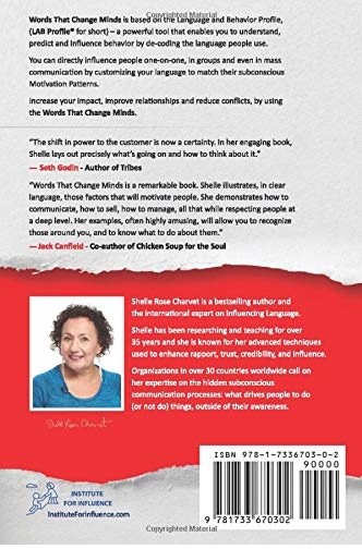 کتاب Words that change minds by Shelle Rose Charvet
