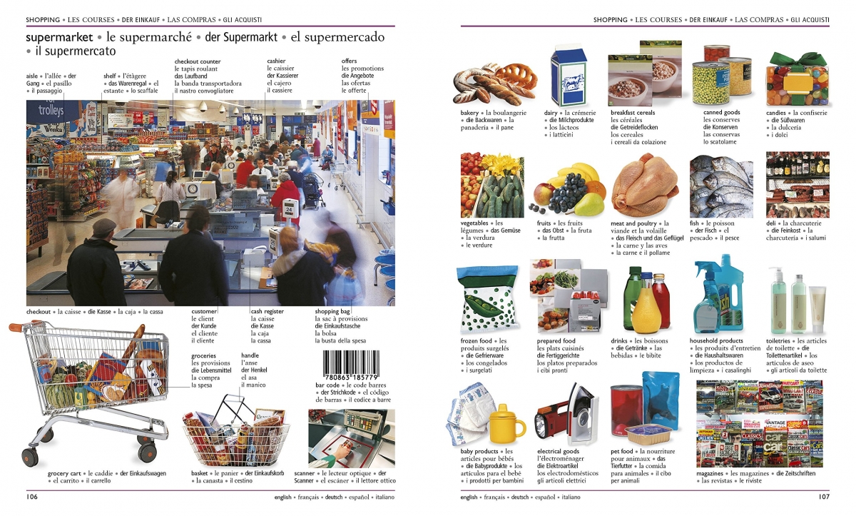 5 Language Visual Dictionary