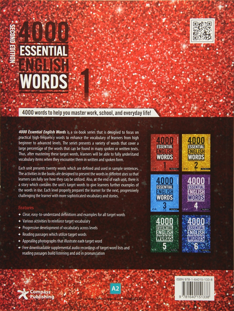 4000 Essential English Words, Book 1, 2nd Edition 