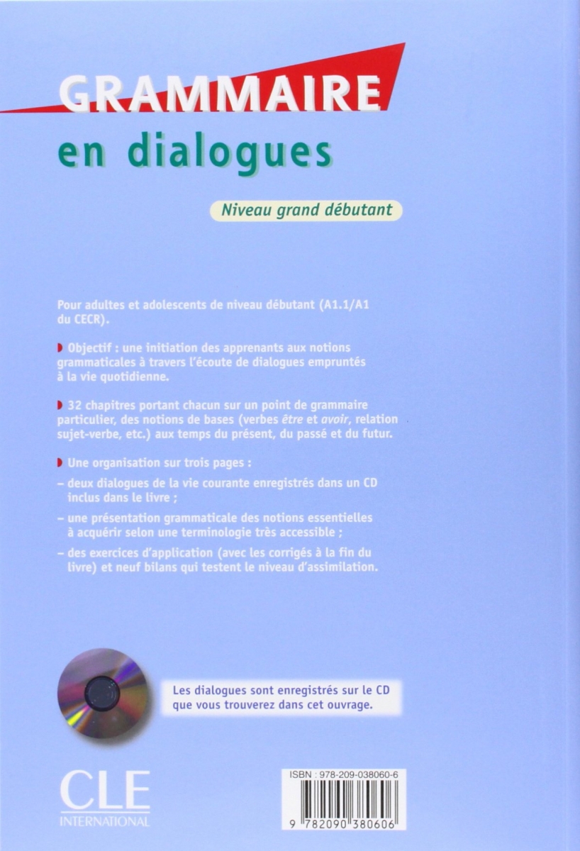 Grammaire en dialogues - Grand debutant + CD 