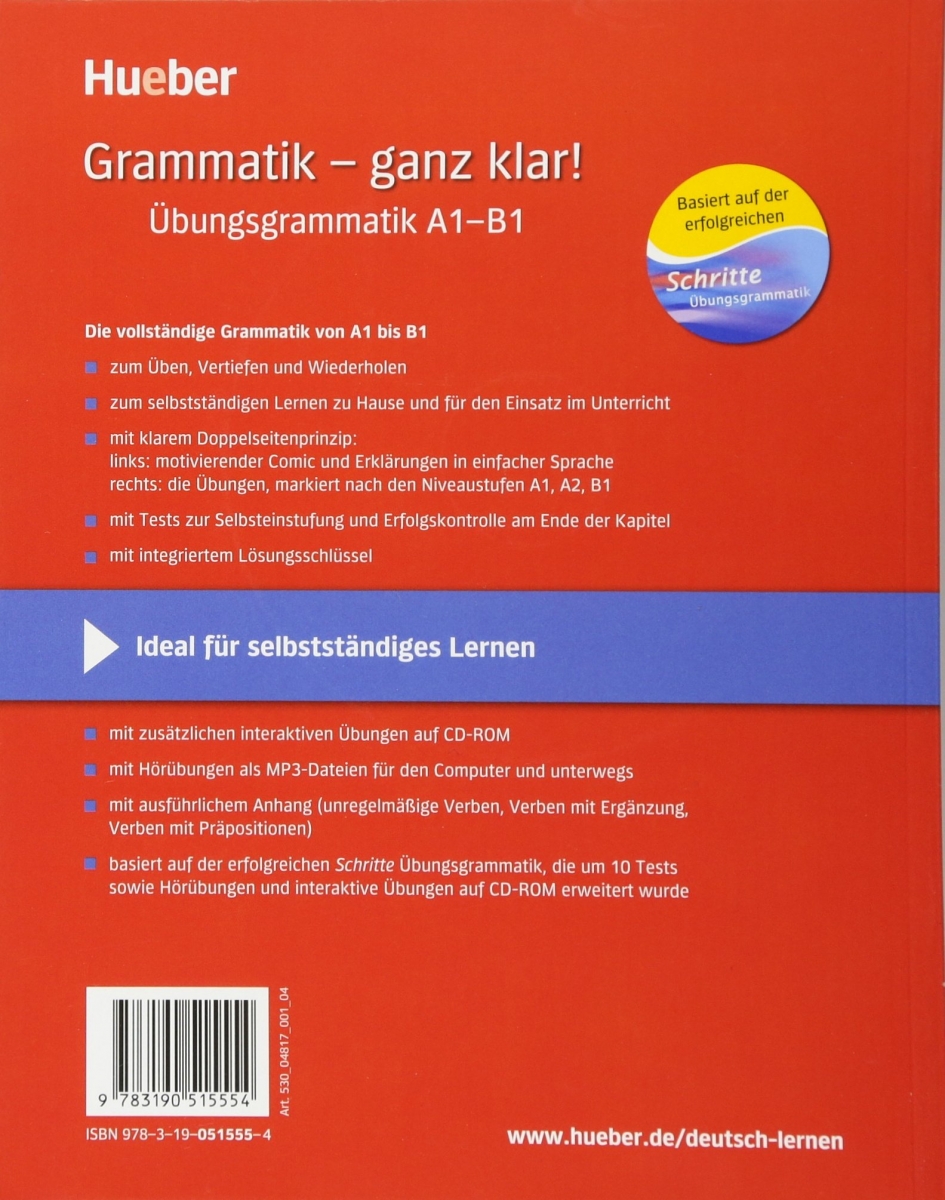 Grammatik - ganz klar!: Übungsgrammatik A1-B1