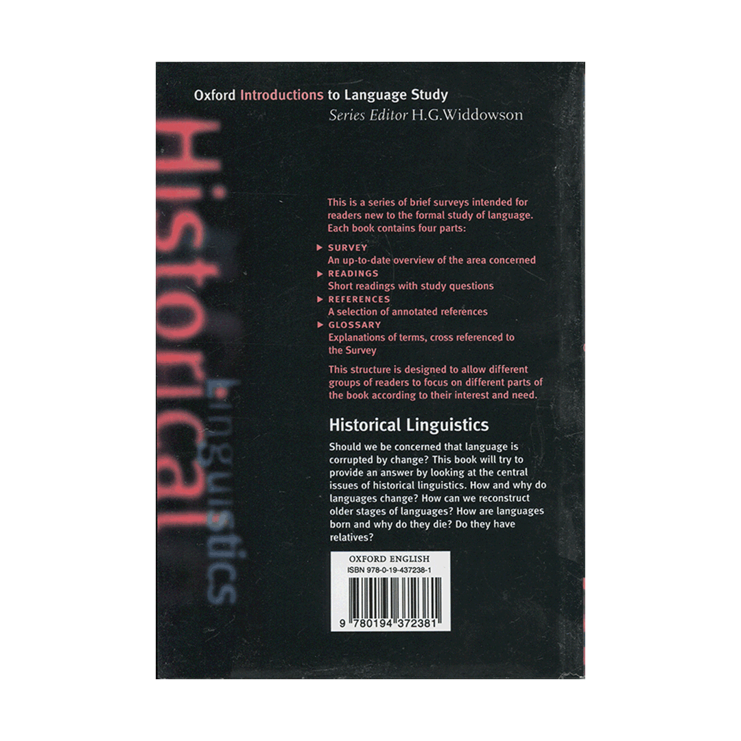 Historical Linguistics (oxford) herbert schendl