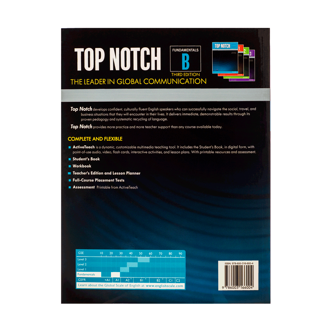 Top Notch 3rd Fundamentals B+DVD تحریر 